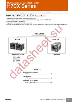 H7CX-A AC100-240 datasheet  